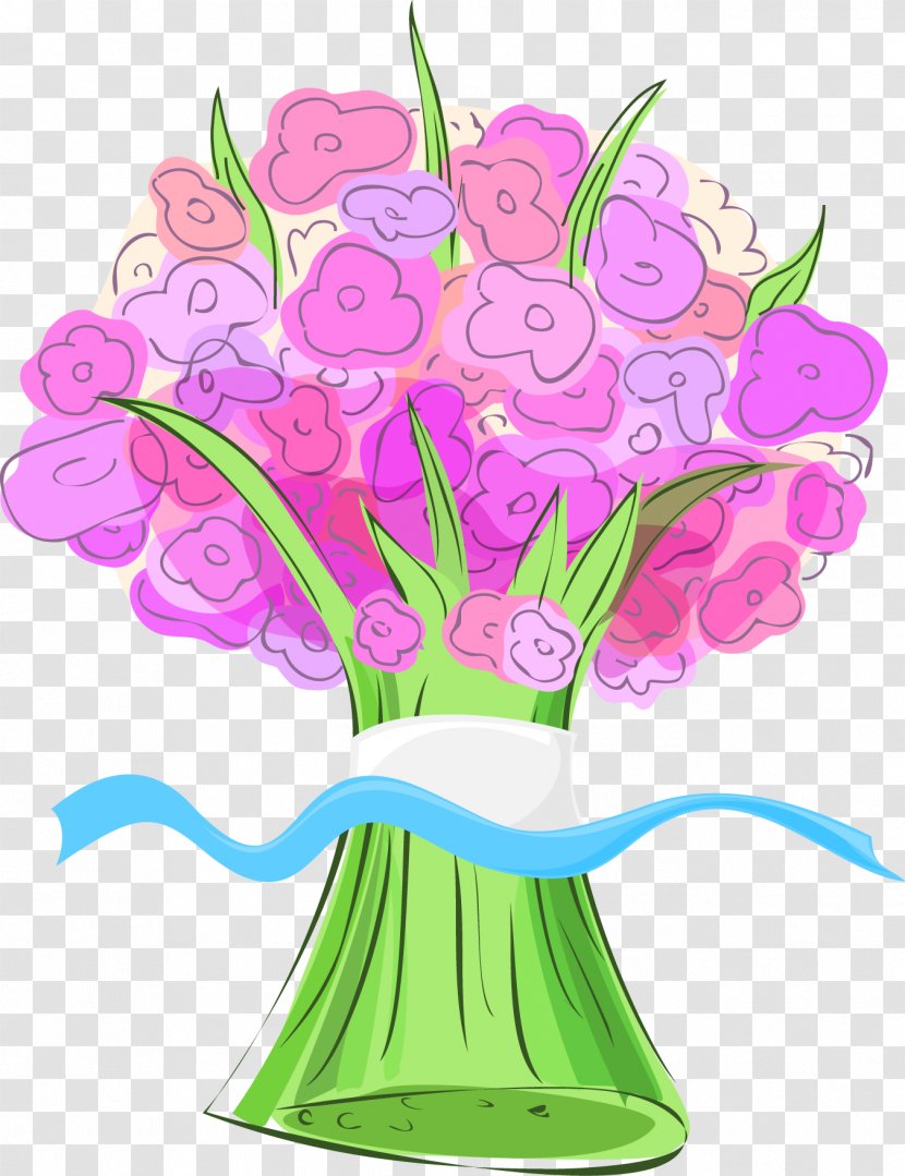 Floral Design Flower Bouquet Euclidean Vector - Art Transparent PNG