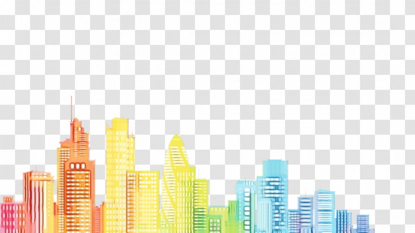 Skyline City - Downtown Architecture Transparent PNG