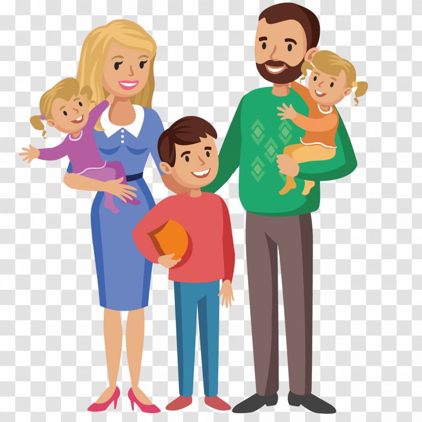 Family Parent Illustration - Watercolor - Happy Transparent PNG