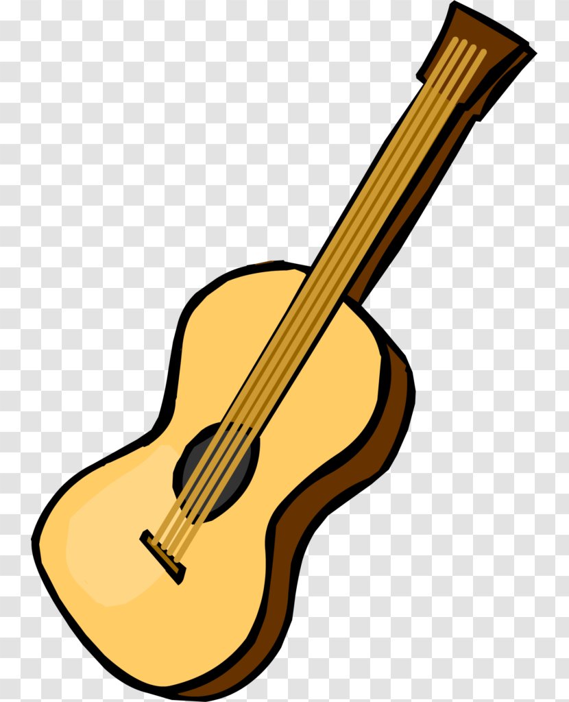 Cuatro Penguin Guitar Musical Instruments Clip Art - Silhouette Transparent PNG