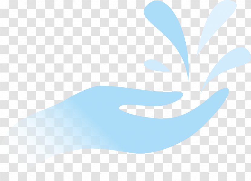 Blue Logo Brand Font - Computer - Water Drops Transparent PNG