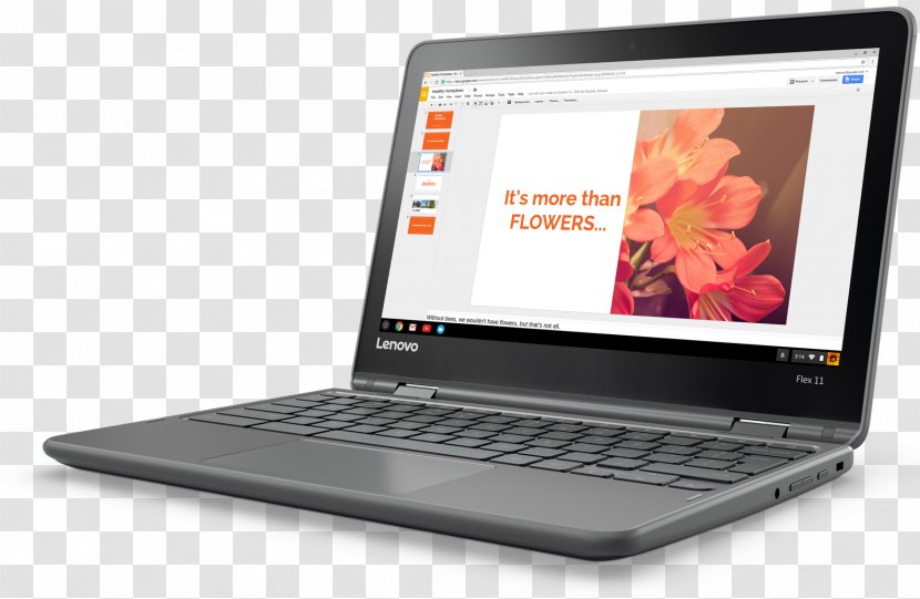 Laptop Lenovo Chromebook 2-in-1 PC Computer - Hardware - Flex Transparent PNG