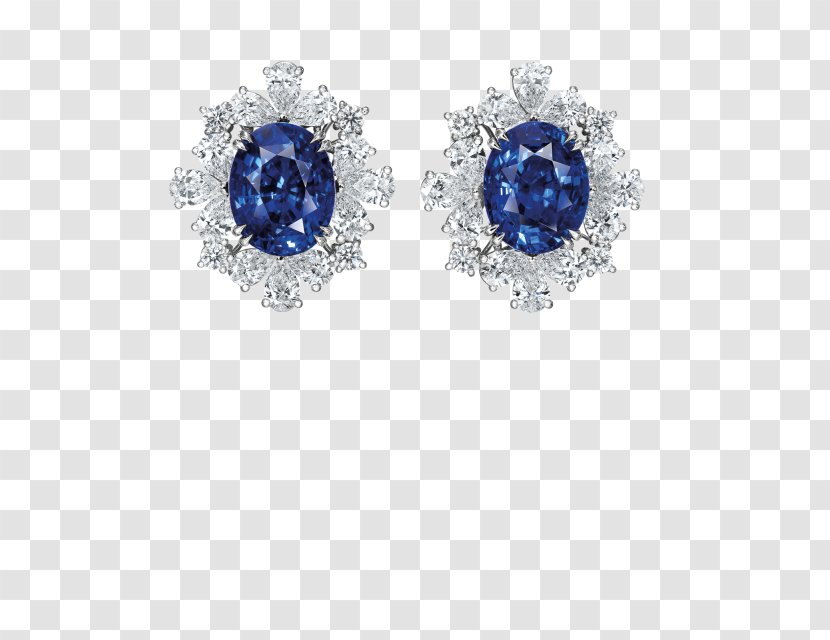 Sapphire Earring Body Jewellery Diamond Transparent PNG