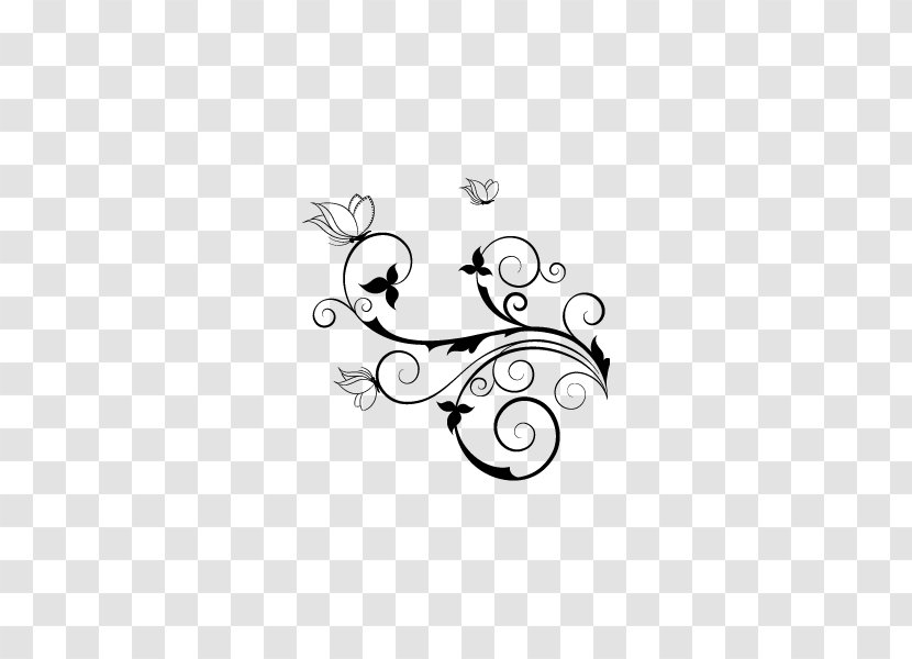 Drawing Line Art Visual Arts Clip - Body Jewelry - Fleurs Arabesques Transparent PNG