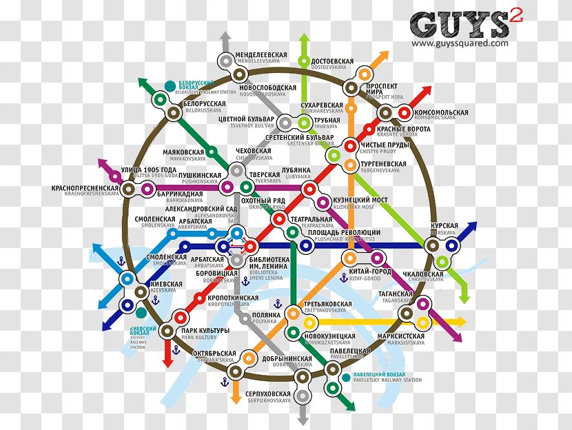 Moscow Metro Rapid Transit Map Commuter Station Transparent PNG