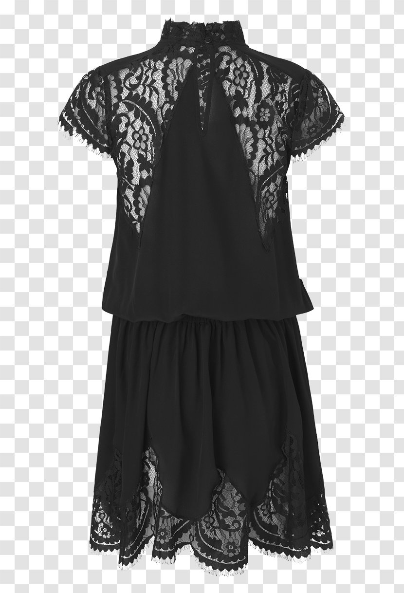 Dress Shoulder Common Raven Clothing Sleeve - Blouse - Black Backward Transparent PNG