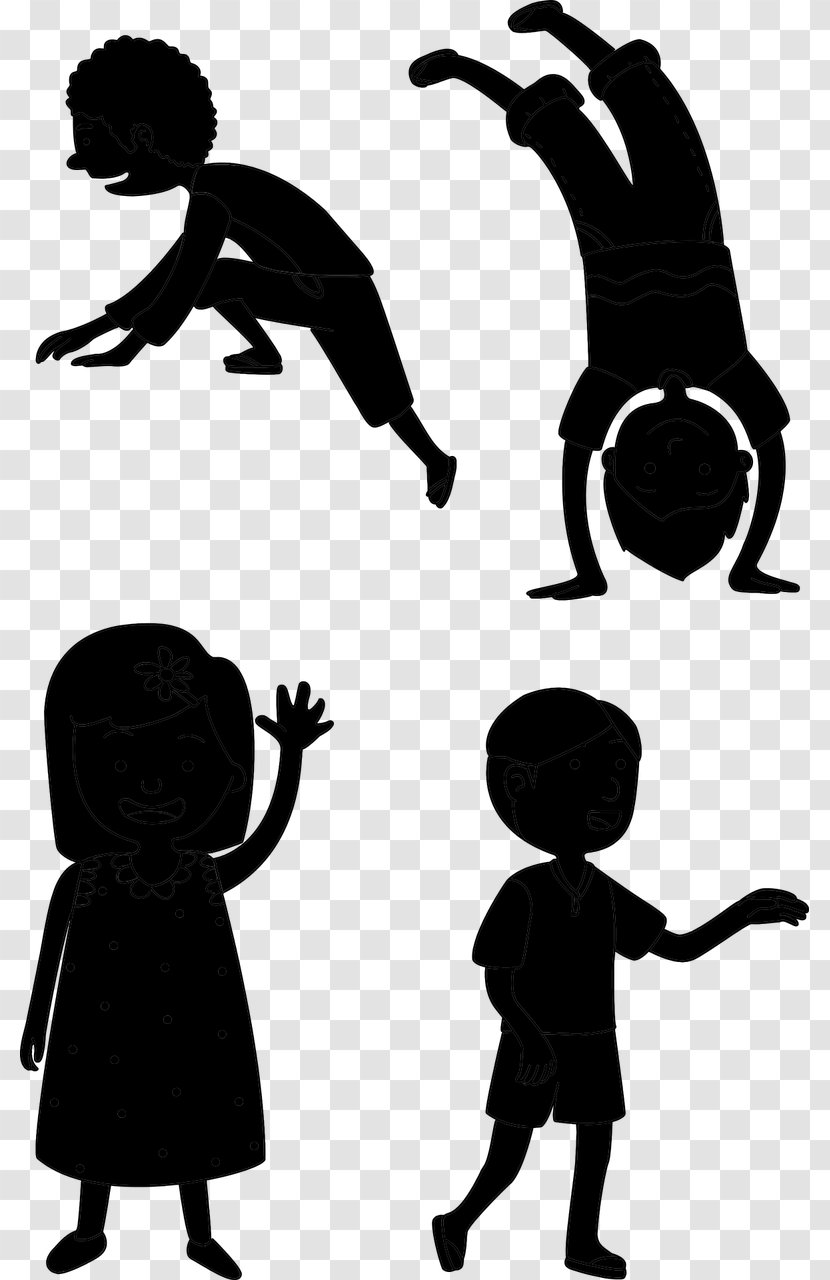 Clip Art Illustration Human Behavior Silhouette Character Transparent PNG