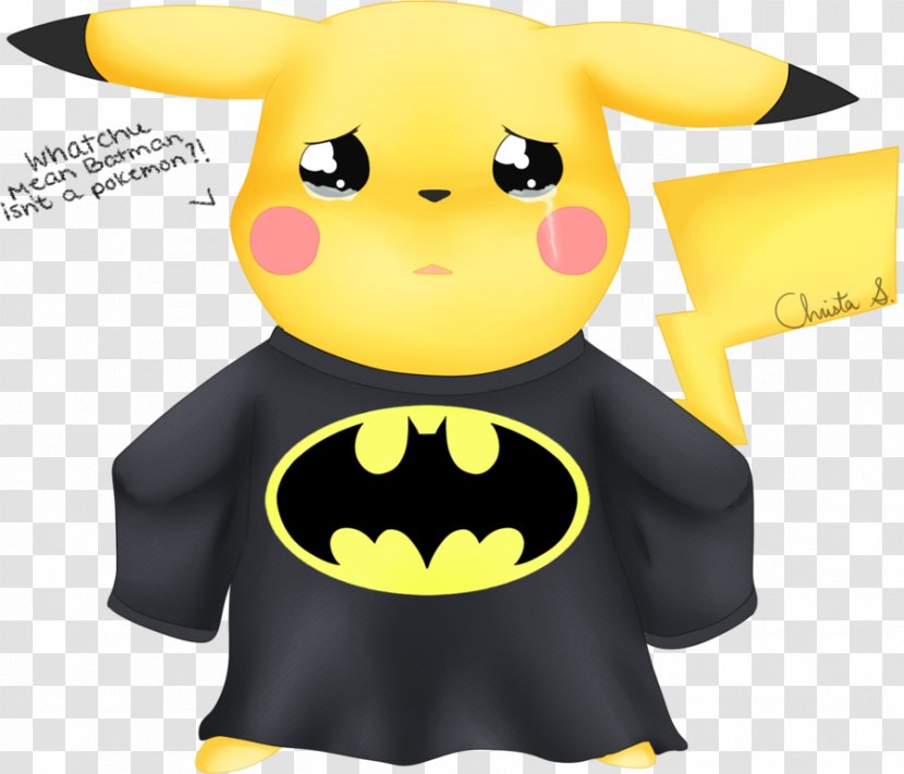 Pokémon Pikachu Batman T-shirt - Raichu Transparent PNG