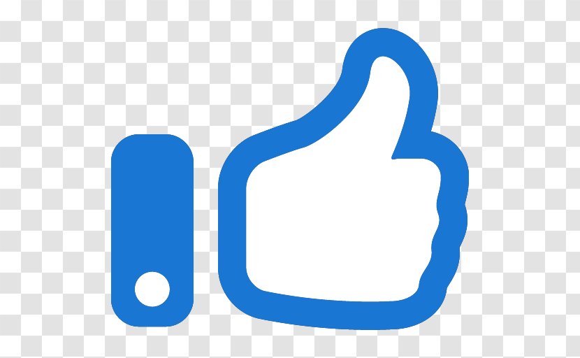 Thumb Signal Image Icon Design - Text - Facebook Thumbs Up Transparent PNG