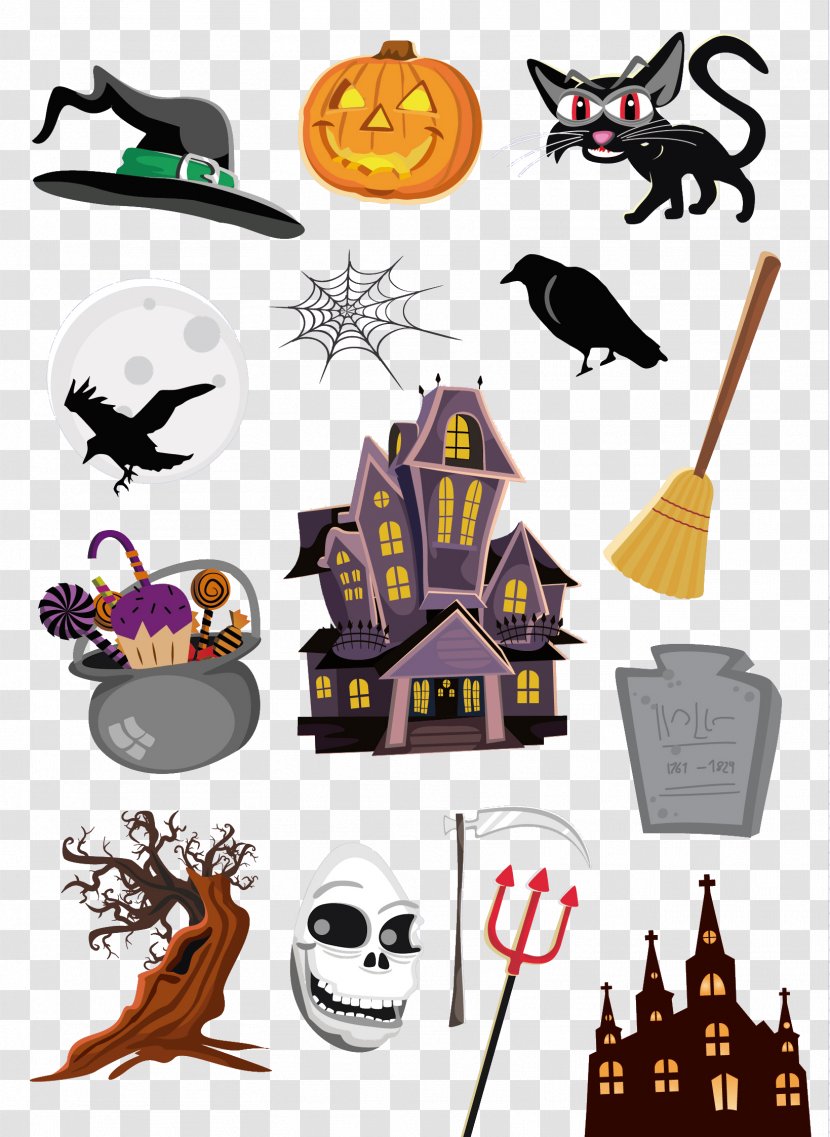 Horror Halloween Film Series Ghost - Creative Easter Sets Of Plans Transparent PNG