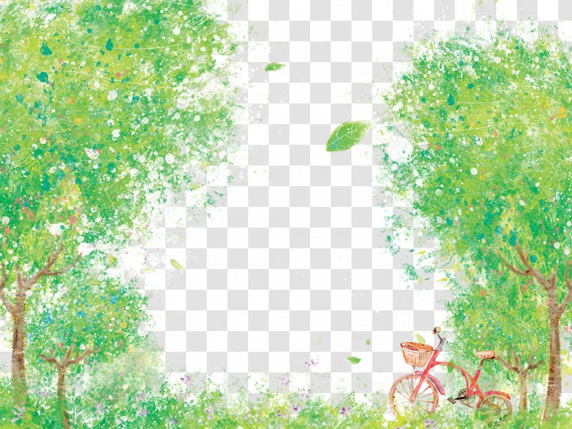 Photography U30b9u30c8u30c3u30afu30d5u30a9u30c8 Royalty-free Illustration - Text - Trees And Bike Transparent PNG