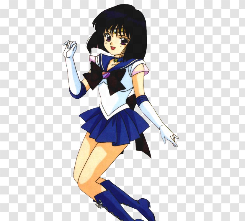 Sailor Saturn Neptune Moon Pluto Senshi - Silhouette Transparent PNG