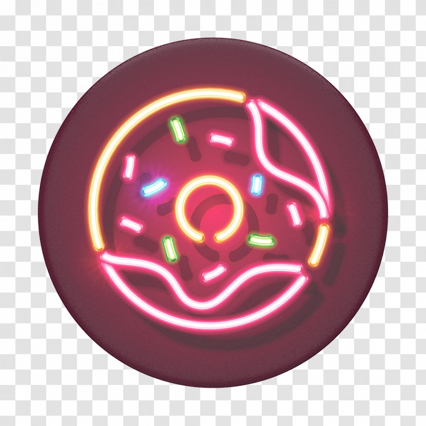 PopSockets Neon Sign Royalty-free Vector Graphics - Popsockets Popgrip None - Light Transparent PNG