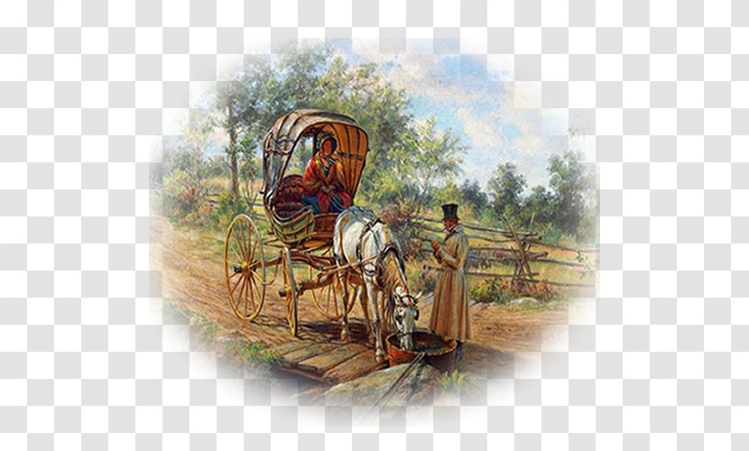 Oil Painting Reproduction Painter Artist - Chariot - Carriage Transparent PNG