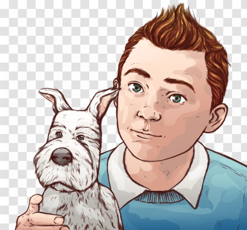 Snowy The Adventures Of Tintin Dog Breed Fan Art - Watercolor - Puppy Transparent PNG