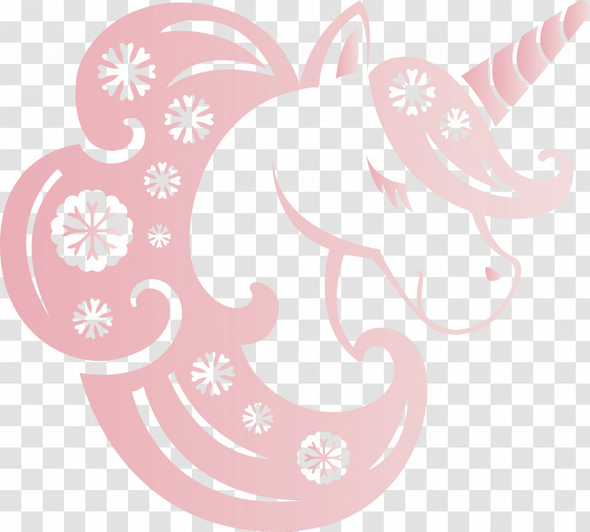 Pink Cartoon Sticker Pattern Visual Arts Transparent PNG