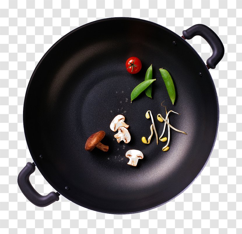 Frying Pan Cookware And Bakeware Clip Art - Image File Formats - Iron Kitchen Pot Ingredients Transparent PNG