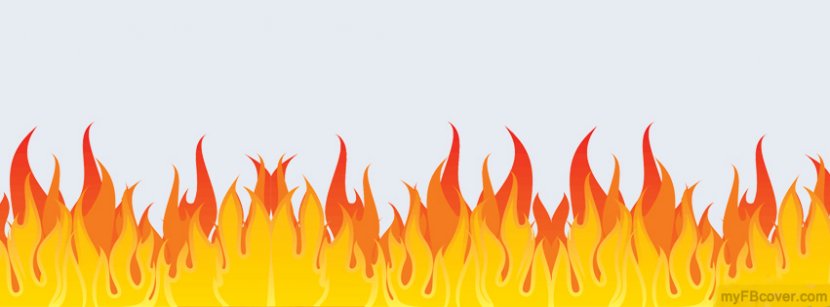 Fire Flame Clip Art - Color - Line Cliparts Transparent PNG