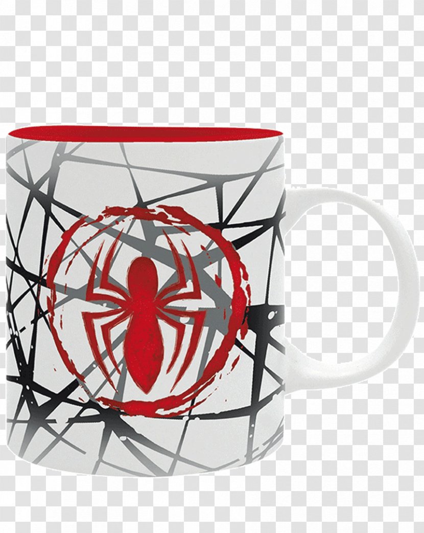 Web Of Spider-Man Mug Iron Man Captain America - Ceramic - Spider-man Transparent PNG