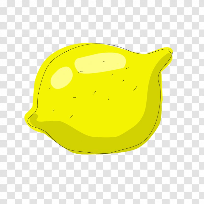 Cartoon Yellow Illustration - Food - Lemon Pattern Transparent PNG