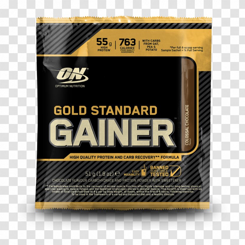 Optimum Nutrition Gold Standard Gainer Dietary Supplement Protein Milkshake - Whey - Flatbread Transparent PNG