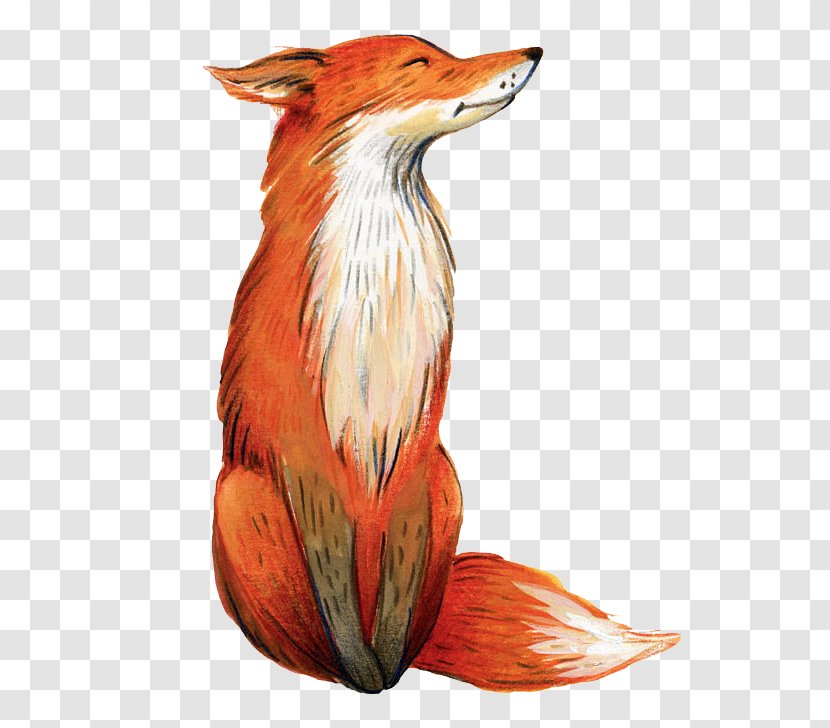 Watercolor Painting Fox Clip Art - Wildlife - Drawing Carnivoran Transparent PNG