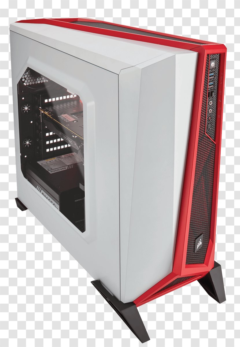 Computer Cases & Housings Power Supply Unit ATX Corsair Components Red Steel - Miniitx - Color Transparent PNG