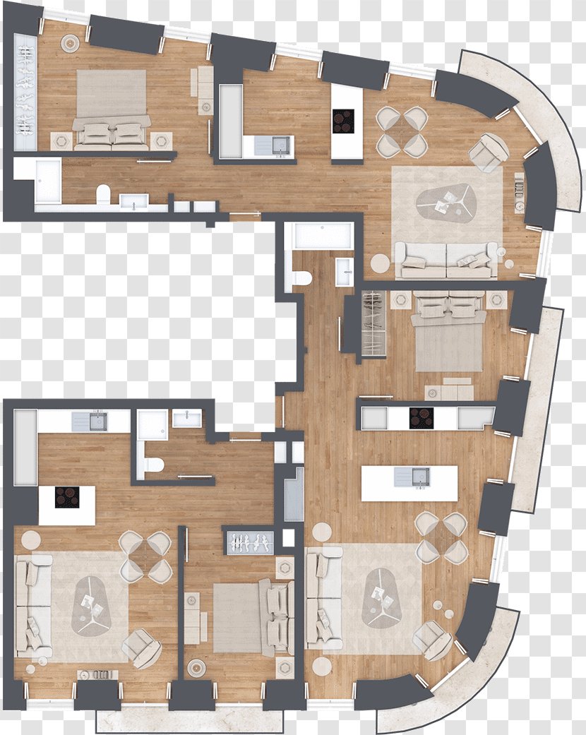Floor Plan Facade Square - Meter - Angle Transparent PNG