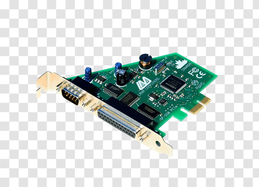 PCI Express Conventional Serial Port RS-232 Molex Connector - Tv Tuner Card Transparent PNG