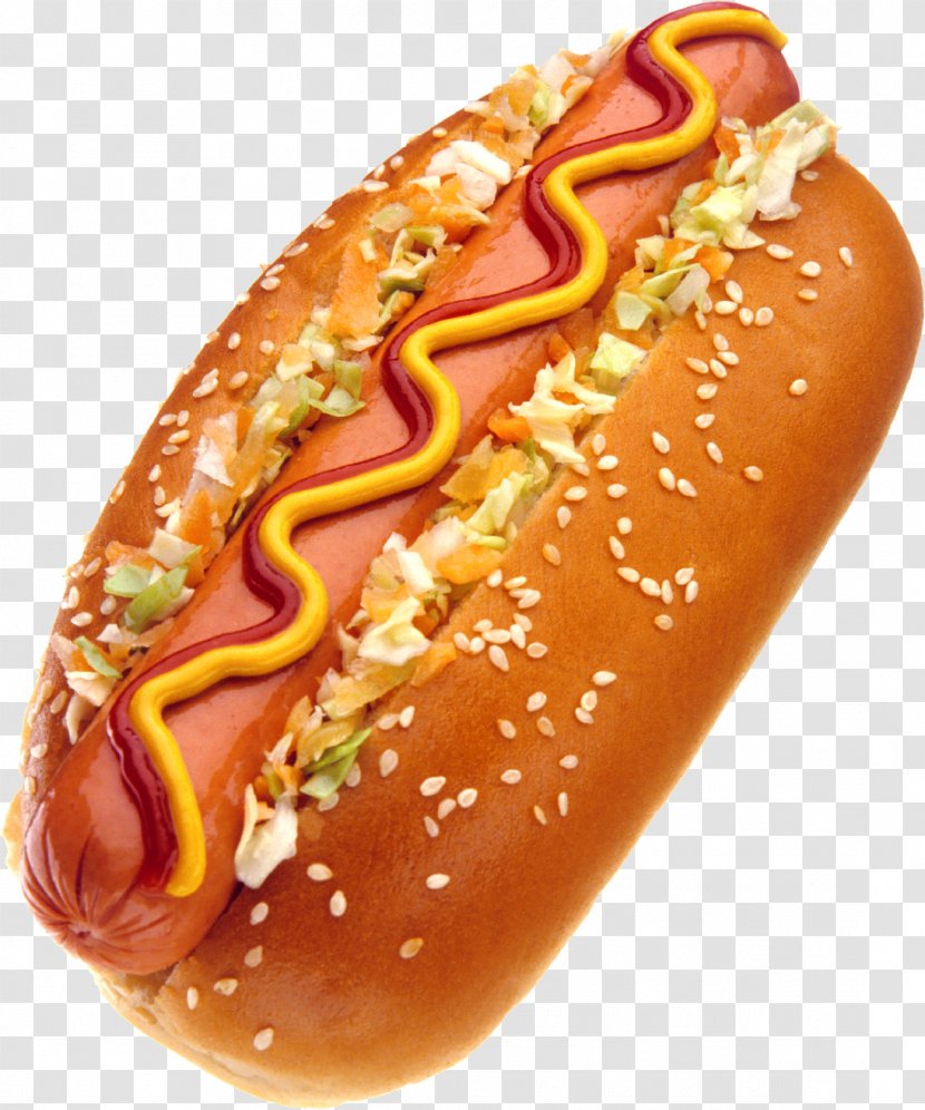 Chicago-style Hot Dog Hamburger Fast Food - Hotdog Transparent PNG