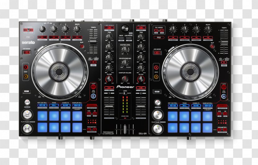 DJ Controller Pioneer Audio Mixers DDJ-SR Disc Jockey - Dj - Electronic Component Transparent PNG