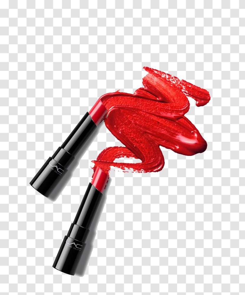 Lip Balm Lipstick Red Cosmetics Make-up - Pink - Traces Of Material Transparent PNG