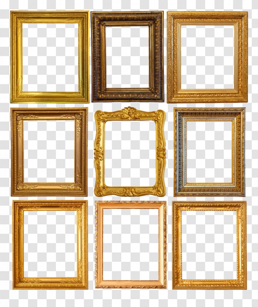 Picture Frames Stock Photography Clip Art - Gold - Frame Transparent PNG