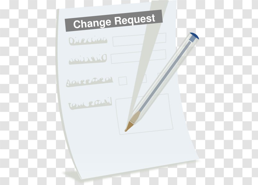 Form Paper Change Request Clip Art - Website - Changes Cliparts Transparent PNG