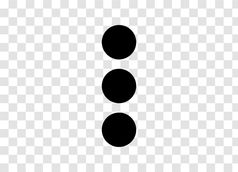 Dots Symbol Menu - Black - Freezing Point Transparent PNG