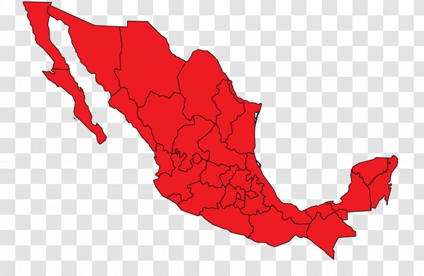 Mexico Vector Map United States Transparent PNG