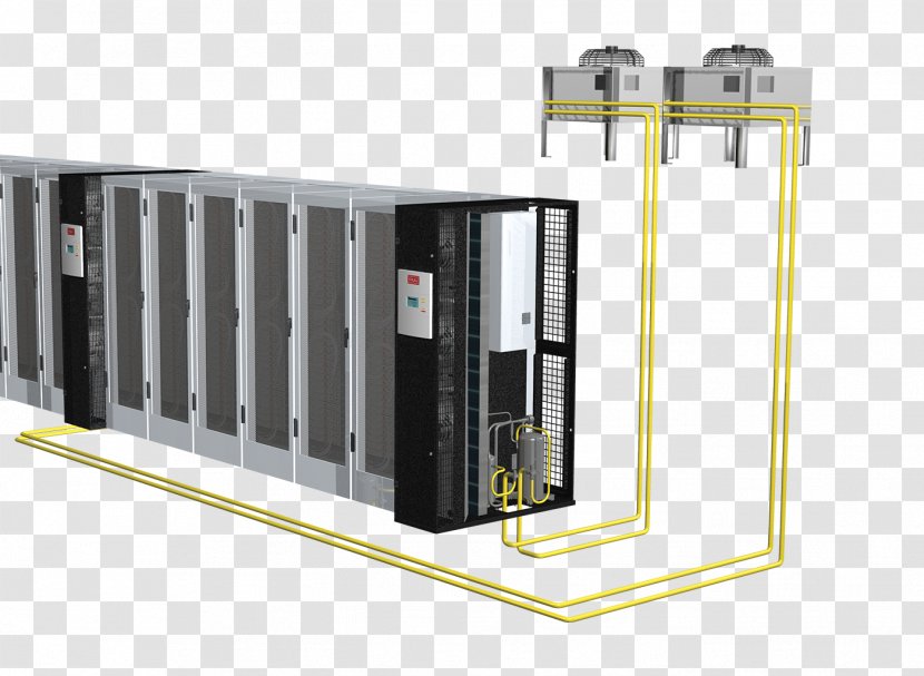 System 19-inch Rack Technology STULZ GmbH Air Conditioner - Server Room - Hvac Transparent PNG