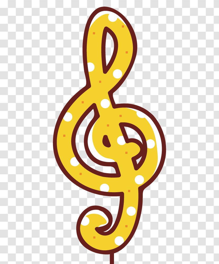 Musical Note - Heart - Gold Notes Transparent PNG