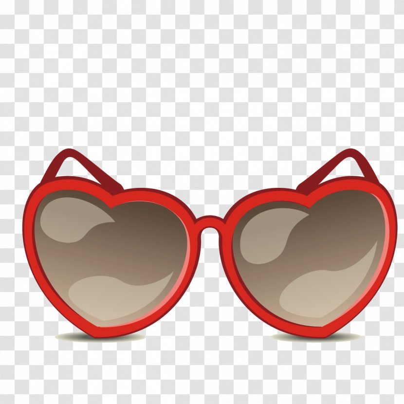 Sunglasses Ray-Ban Wayfarer - Vector Heart-shaped Transparent PNG