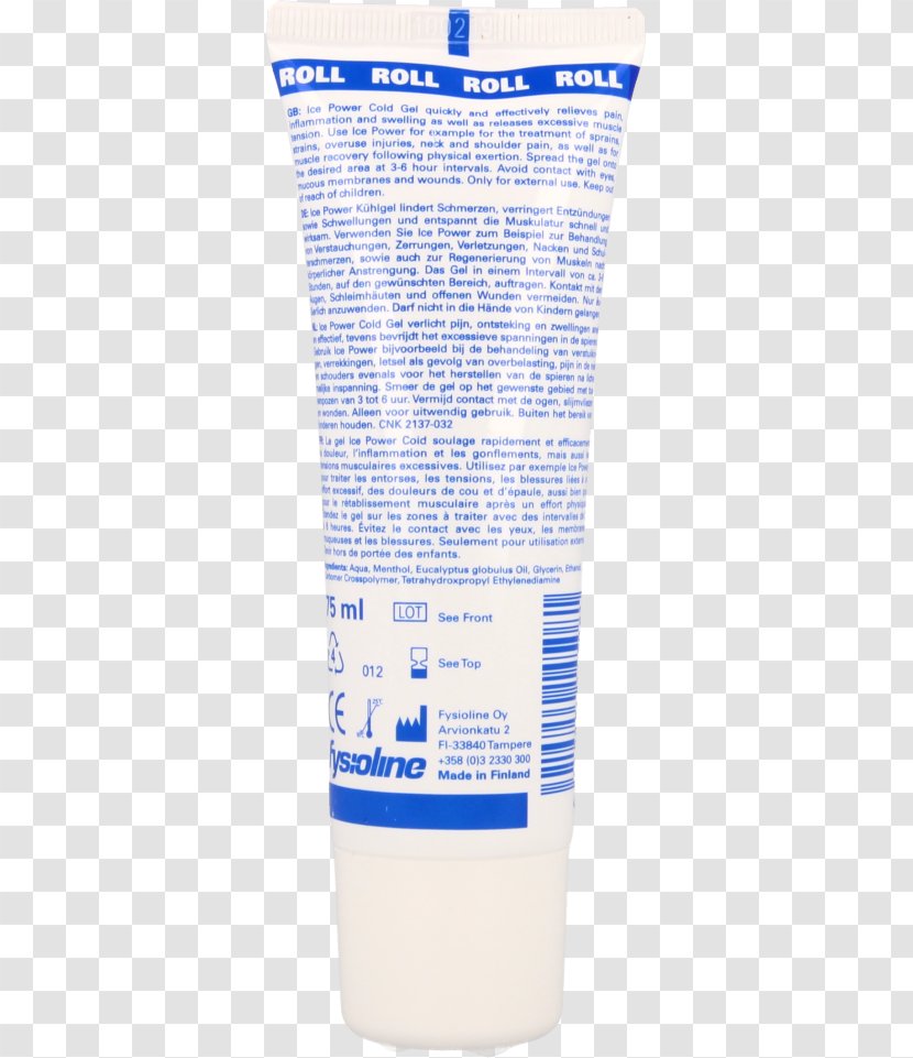 Cream Sunscreen Product - Cold Ice Transparent PNG