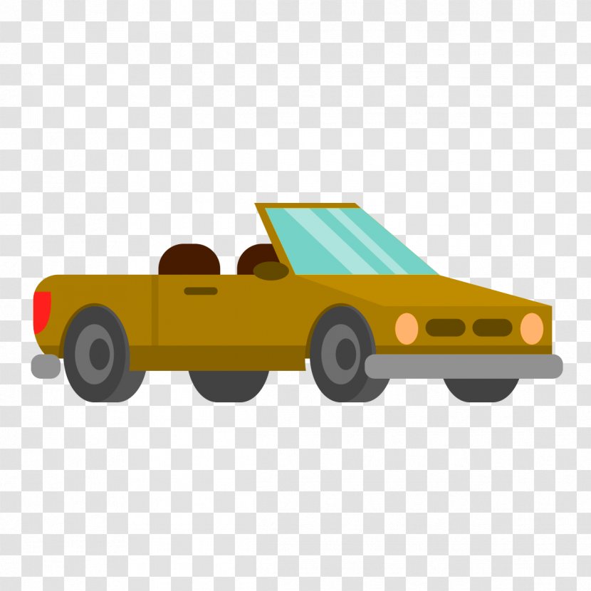 Car Clip Art Vector Graphics Image - Yellow Transparent PNG