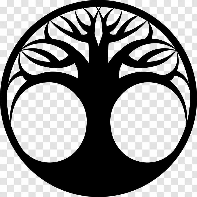 Tree Of Life Silhouette Clip Art - Lucky Symbols Transparent PNG