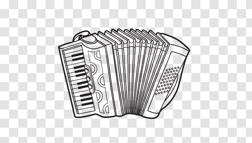 Cajun Accordion Drawing Musical Instruments - Flower Transparent PNG