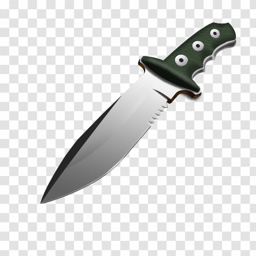 Bowie Knife Throwing Hunting Weapon - Melee - Tool Transparent PNG