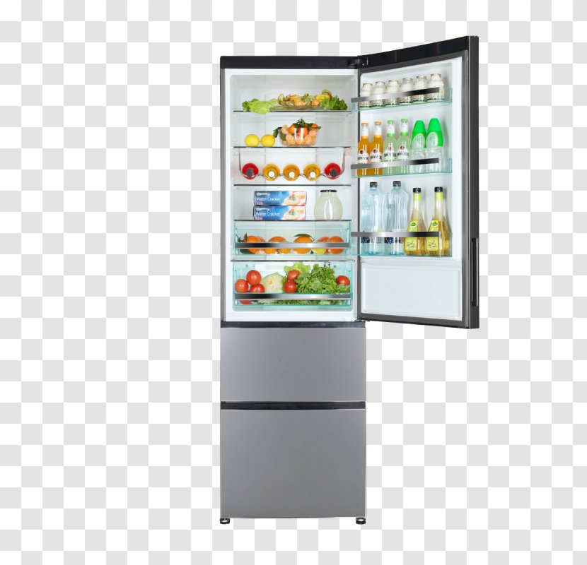 Haier A2FE735CXJ - Frost - Refrigerator/freezerFreestandingWidth: 59.5 CmDepth: 67.2 CmHeight: 190 Cm347 LitresBottom-freezerClass A++ Auto-defrost A2FE735CXJRefrigerator/freezerFreestandingWidth: CmHeiRefrigerator Transparent PNG