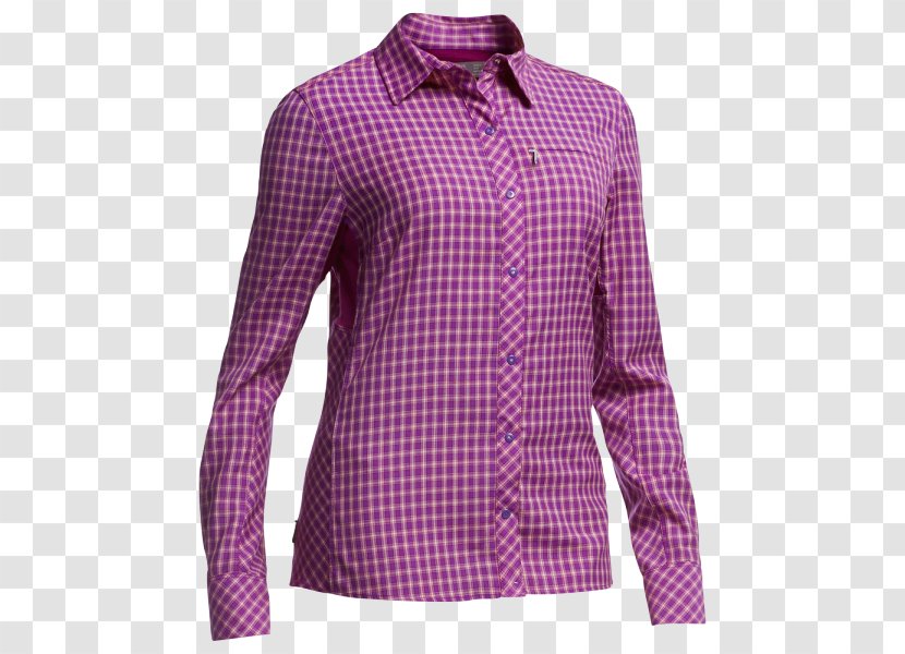 Long-sleeved T-shirt Merino Blouse - Magenta Transparent PNG