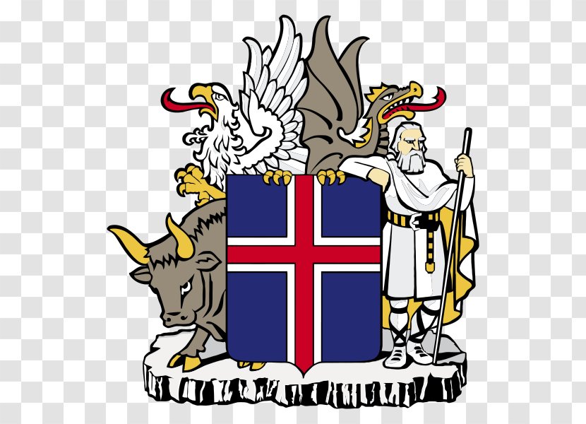 Coat Of Arms Iceland Icelandic Language Embassy In Moscow - Symbol - Captain Amelia Transparent PNG