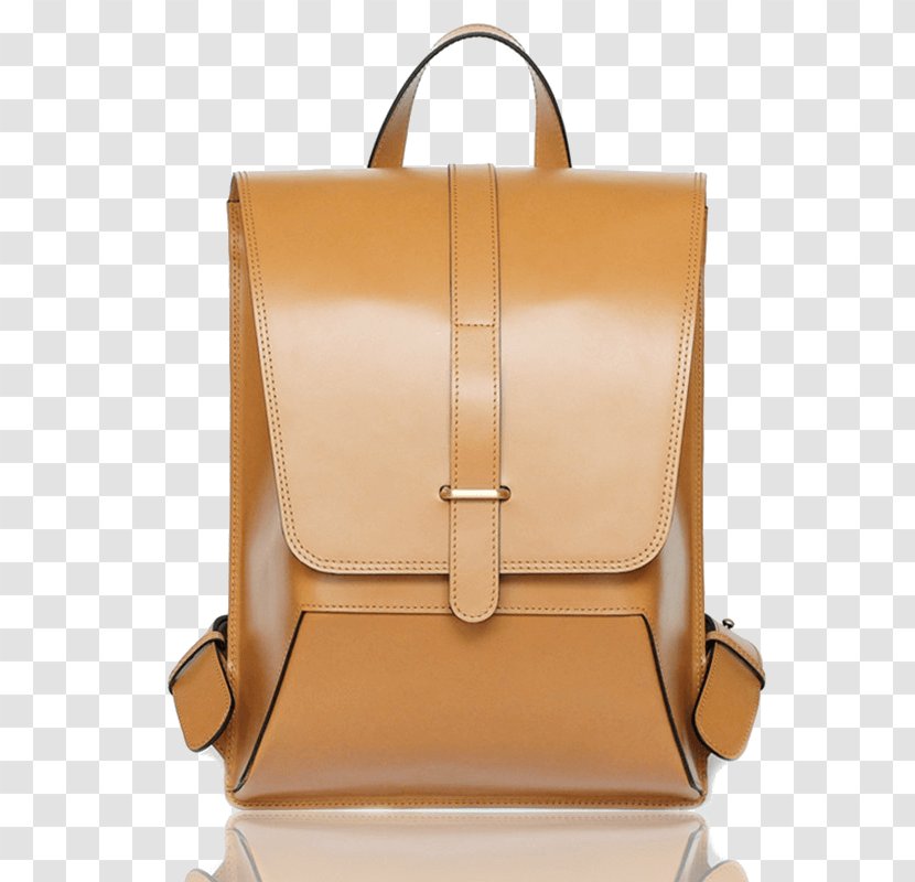 Handbag Backpack Leather Baka - Woman Transparent PNG