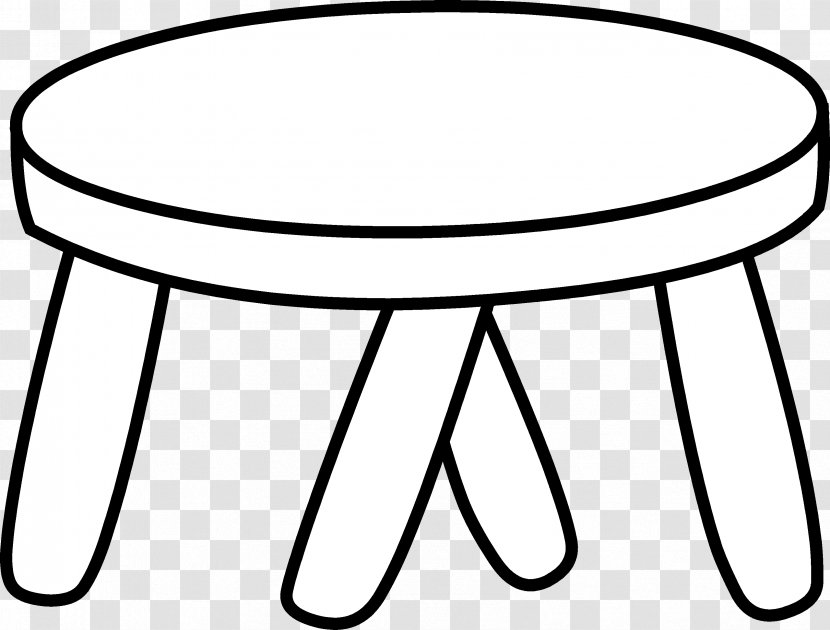 Table Footstool Chair Clip Art - Oval - Stool Transparent PNG