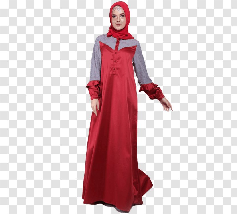 Thawb Dress Jilbāb Hijab Muslim - Blue Transparent PNG